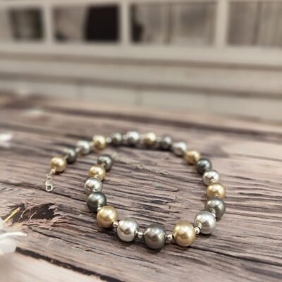Pearl Color Beaded Necklace - classic jewelry for any occasion - Image 3