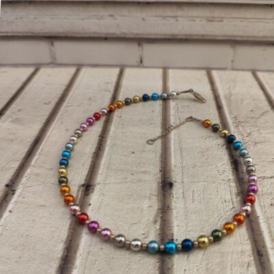 Colorful Beaded - Rainbow Necklace - Image 9