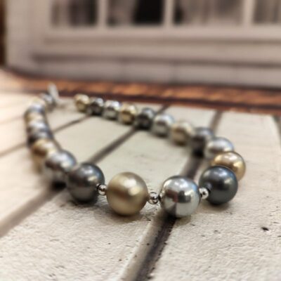Pearl Color Beaded Necklace - classic jewelry for any occasion - Image 5