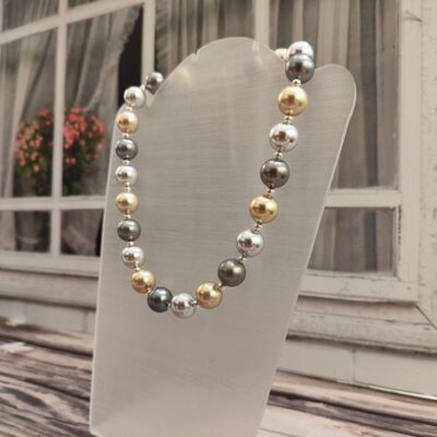 Pearl Color Beaded Necklace - classic jewelry for any occasion - Image 7
