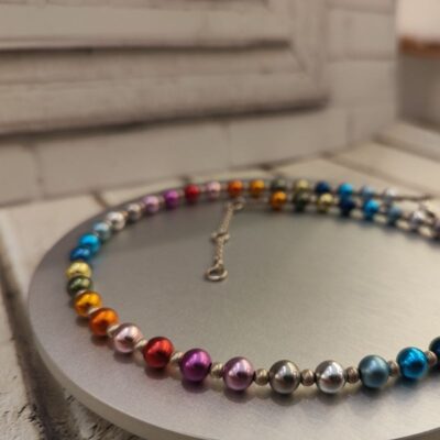 Colorful Beaded - Rainbow Necklace - Image 6