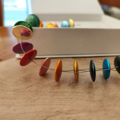 Colorful Chunky Beaded, Unique Necklace - Image 2