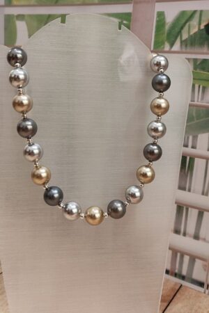 Pearl Color Beaded Necklace - classic jewelry for any occasion